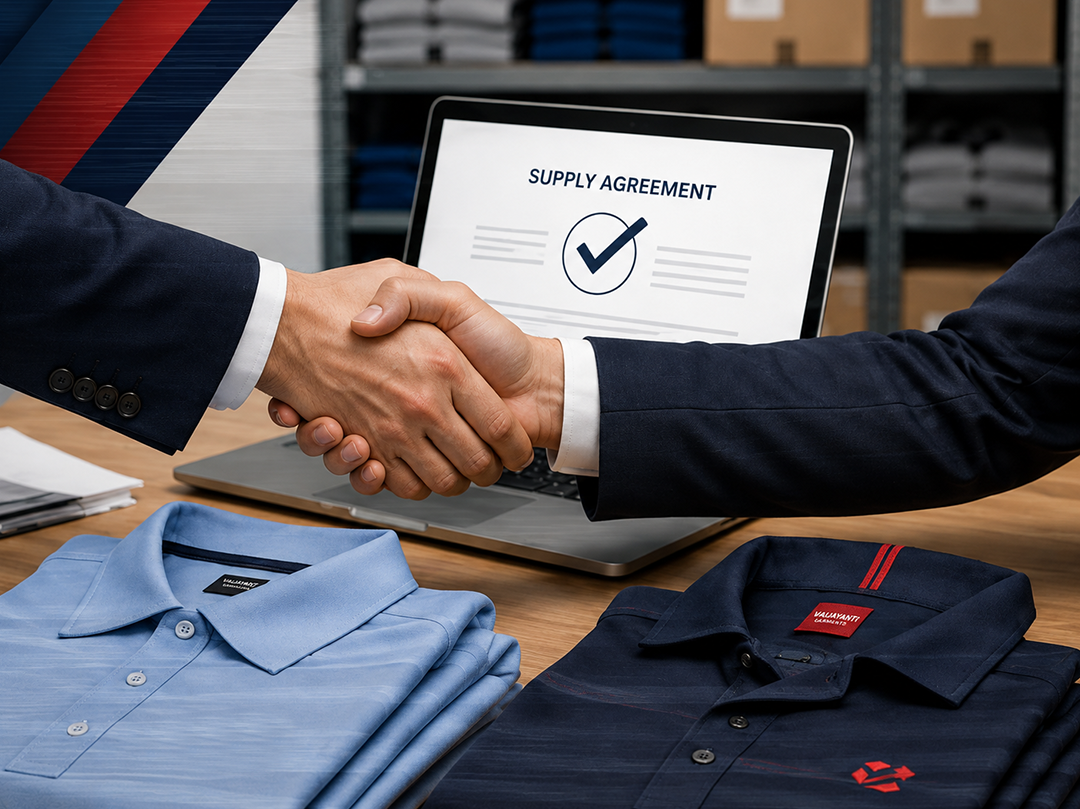 Bulk custom uniform contract production